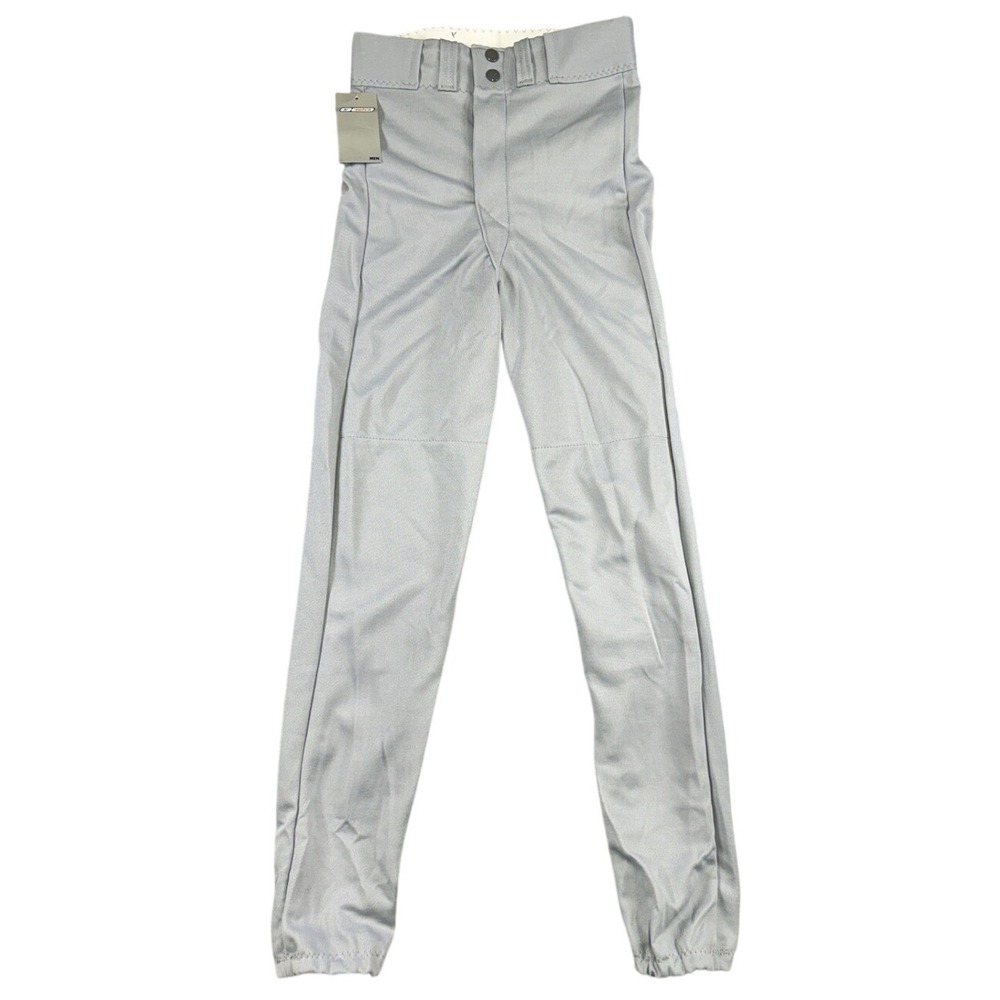 Reebok Men Gray Baseball Pants Adult Small 49CMD-93 Team Uniforms NWT